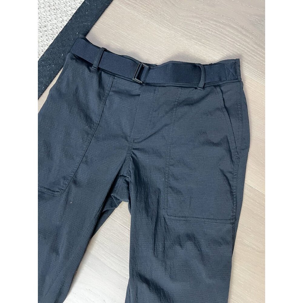 ATHLETA Trekkie Belted Pant Size 2P Black Stretch Hiking Climbing  UPF 50 - Picture 4 of 9